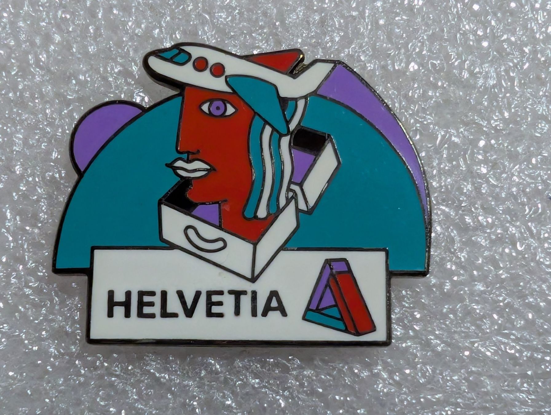 Placchette & Badge: Ansteckpin 273: Helvetia – Usato da Oppligen venduto da Pin-Fall-Shop