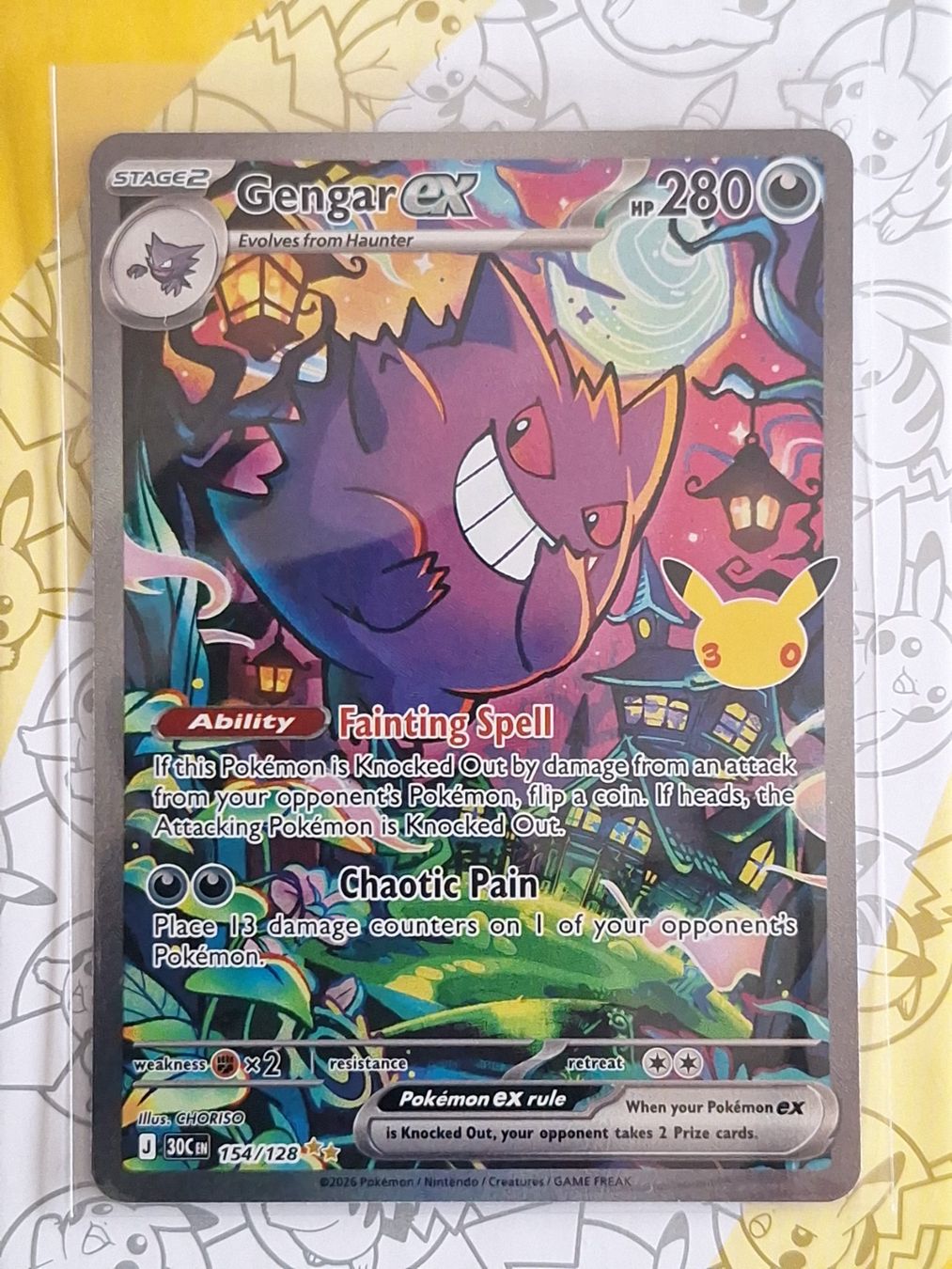 Pokémon Carte collezionabili: Gengar ex - 30th Celebration – Usato da Altstätten SG venduto da GGsGameshop