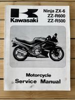Kawasaki Ninja ZX-6 ZZ-R600 ZZ-R500 Service Manual 💥