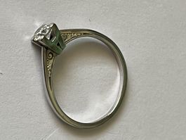 Ring Weissgold / Diamant 18 Karat