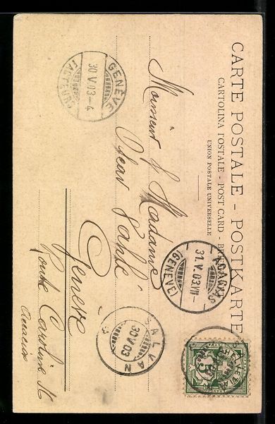 Cartoline postali: AK Salvan, Teilansicht mit Kirche – Usato da Berlin venduto da bartko-reher 1