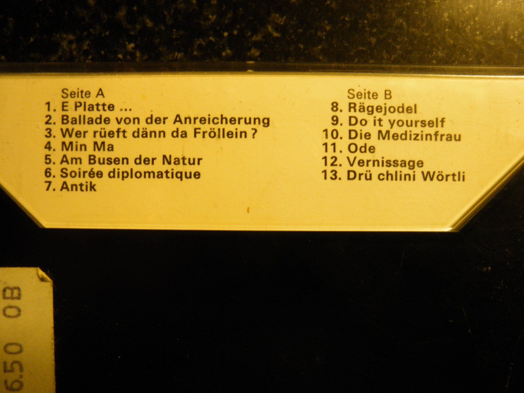 Kompaktkassetten: Stephanie Glaser - Helvetia Cabaret Kassette – Gebraucht aus Luzern von gil_9jtr 2