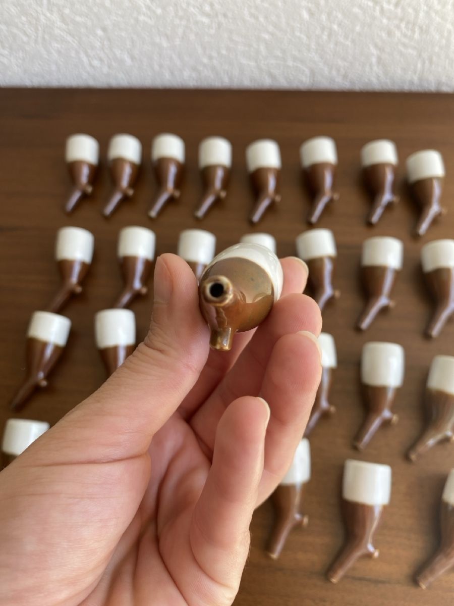 Pipe & Accessori: 29 antike kleine Pfeifenköpfe weiss-braun – Usato da Burgdorf venduto da gre_2ftz 3