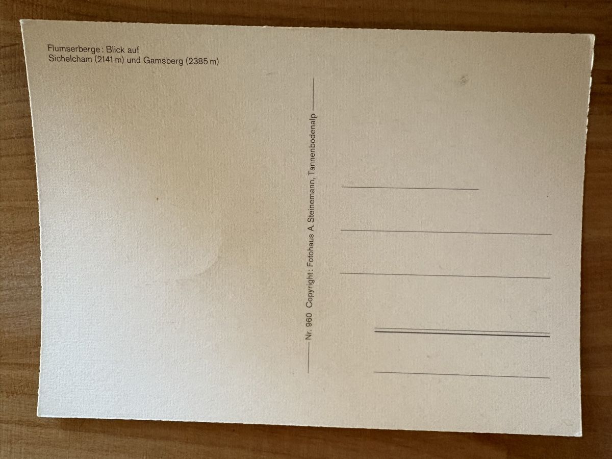 Cartoline postali: AK von Flumserberge – Usato da Rümlang venduto da Kartenpost1 1