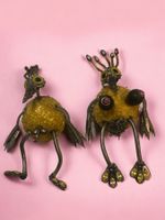 Niki Boden Design - Männlein und Weiblein Kunstwerke 16 cm l