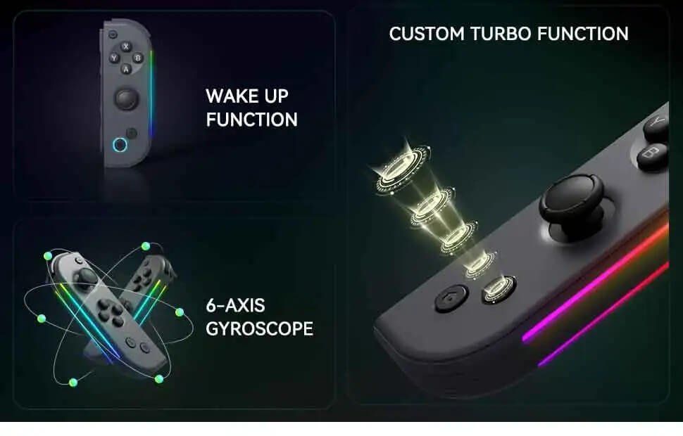 Nintendo Controller: Joy Pad Switch Controller Seitliche Lumineszenz Joy Cons L/R – Neu und originalverpackt aus Unterägeri von RmOnline 3