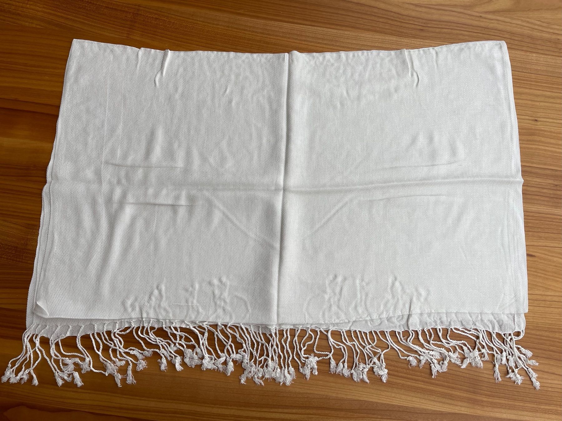 Foulard & Sciarpe: PASHMINA SCHAL WEISS – Nuovo (secondo la descrizione) da Honau venduto da sainj 1