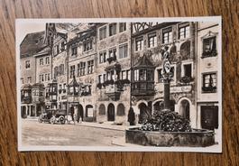 Stein am Rhein mit Oldtimer, Rathausplatz 1933
