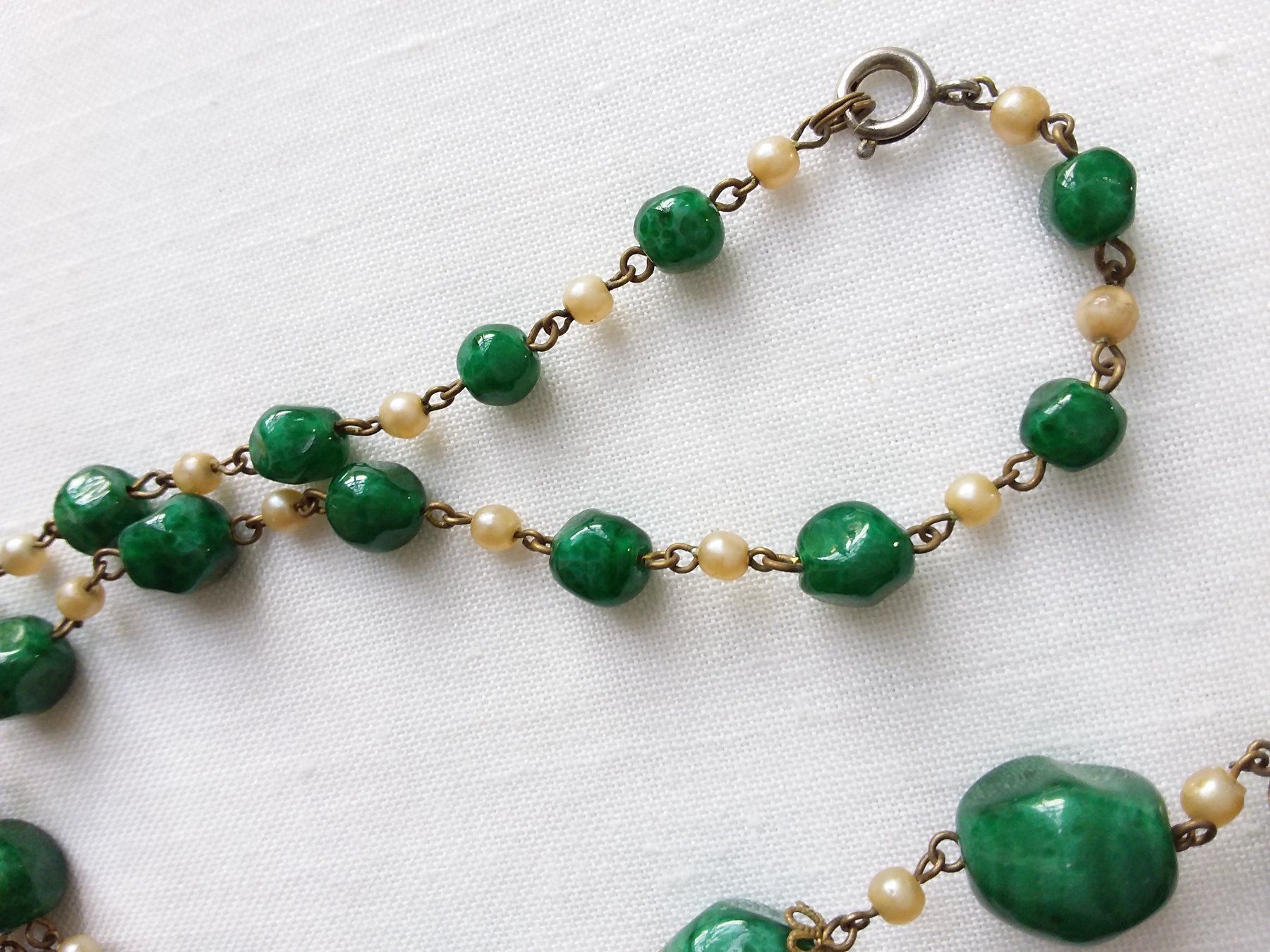 Ketten: Antike Glas Halskette Collier Tschechien ca 1930 – Gebraucht aus Zürich von philpip 7