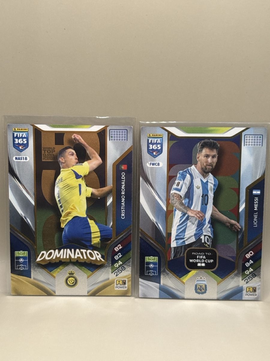 Panini Carte collezionabili: Messi&Ronaldo Panini Adrenalyn Fifa365 – Nuovo (secondo la descrizione) da Oberbuchsiten venduto da Bananefrappe93