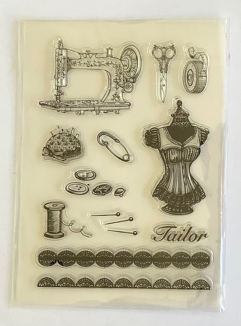 Timbri: Clear Stamp nahen couture Silikon Stempel – Nuovo (secondo la descrizione) da Meyrin venduto da laservette99