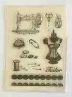 Clear Stamp nahen couture Silikon Stempel