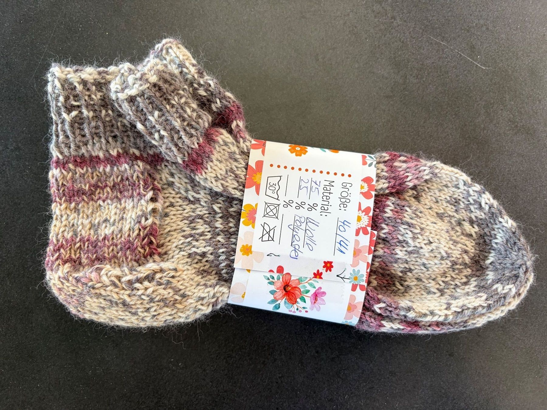 Chaussettes: selbst gestrickte Socken – Neuf (Voir description) à Obergösgen par Andre118 1