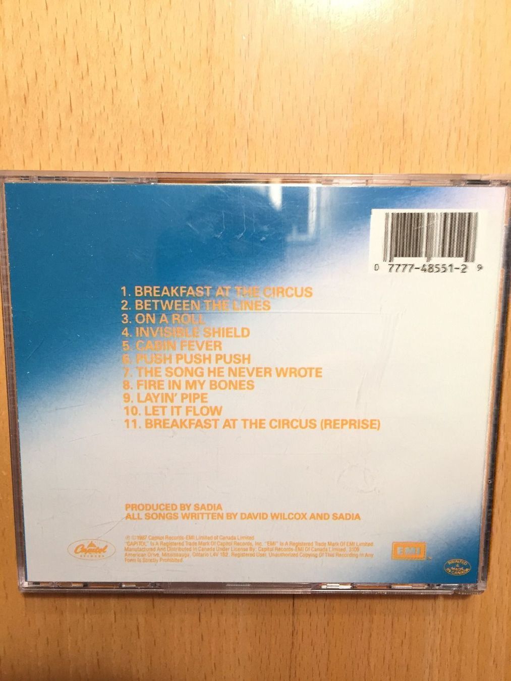 CD: David Wilcox - Breakfast at the Circus – Usato da Rüti ZH venduto da alumedien 1