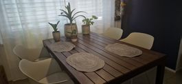 IKEA FALSTER Gartenset: Tisch + 4 Stühle