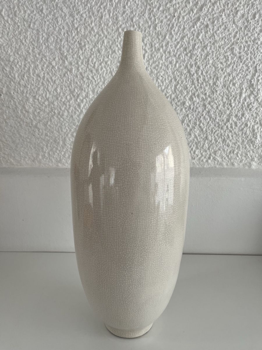 Vasen & Gefässe: Bodenvase aus Keramik / Krakelee Oberfläche – Gebraucht aus Wetzikon ZH von seli03 6