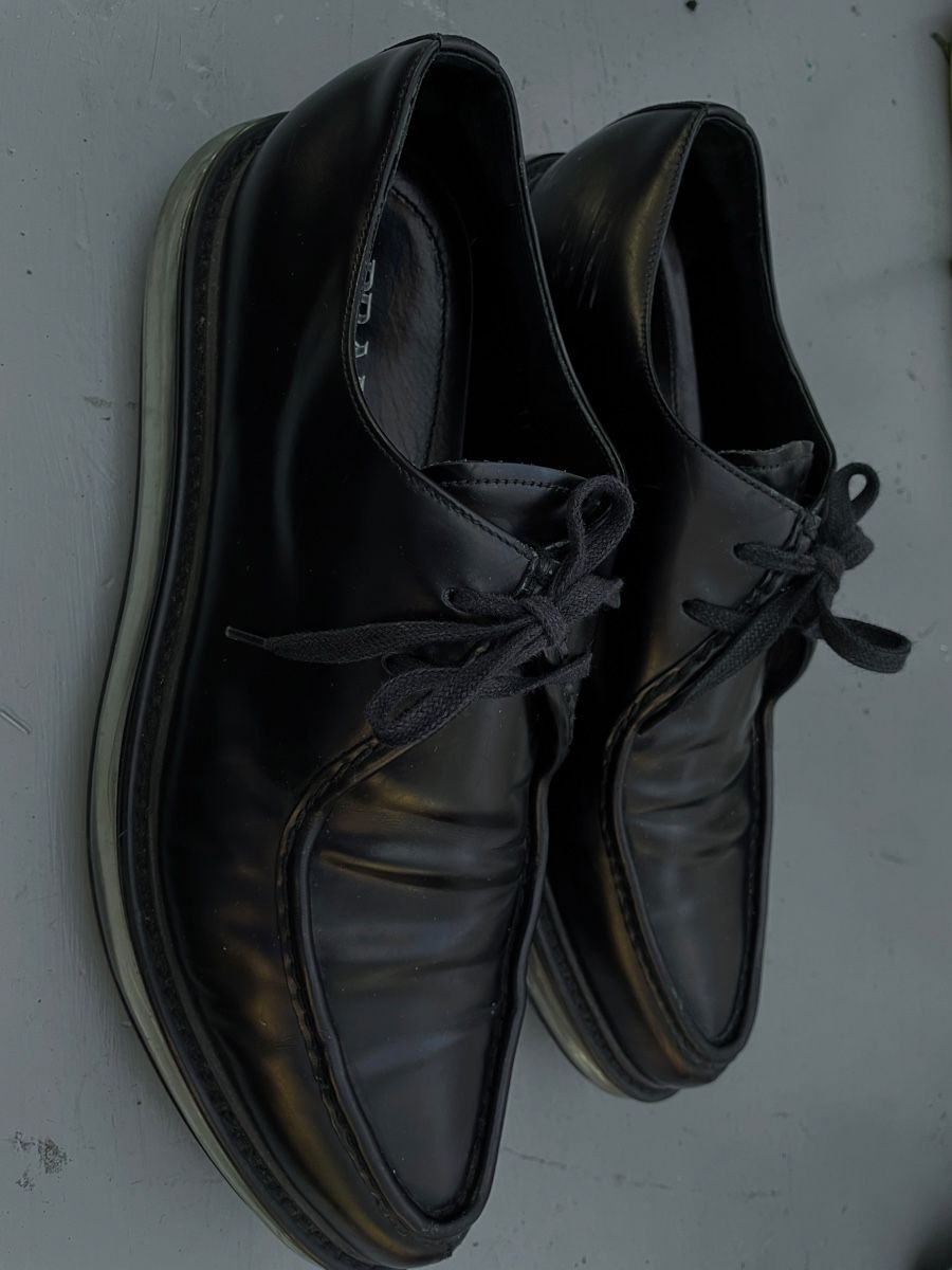 Prada Herrenschuhe: PRADA Herren Lederschuhe schwarz 45 – Gebraucht aus Zürich von Danokiko 5