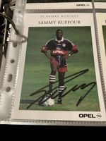 Signiertes Autogrammkarte Sammy Kuffour, FC Bayern