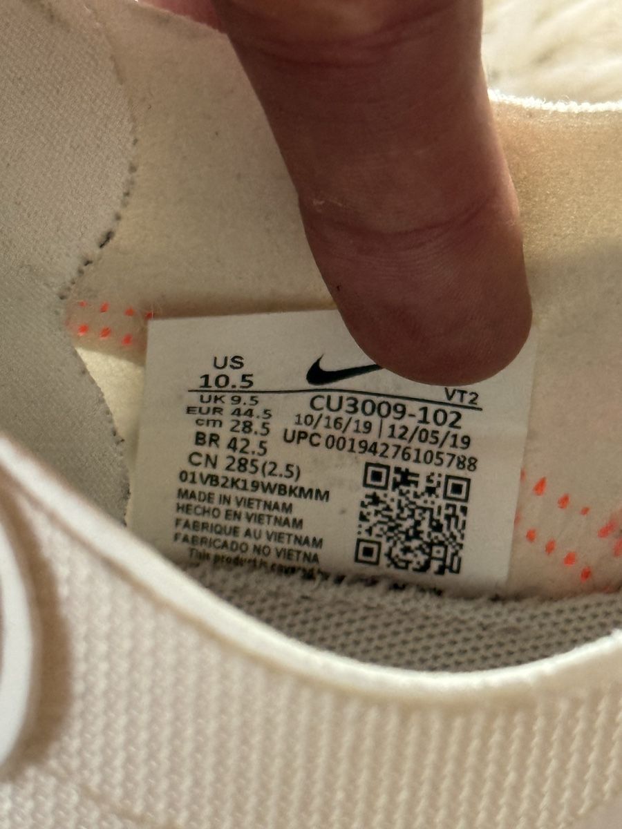 Nike Scarpe da uomo: Nike React Element 55 Weiss/Orange – Gr. 44.5 – Nuovo (secondo la descrizione) da Aadorf venduto da SchattePuppe 1