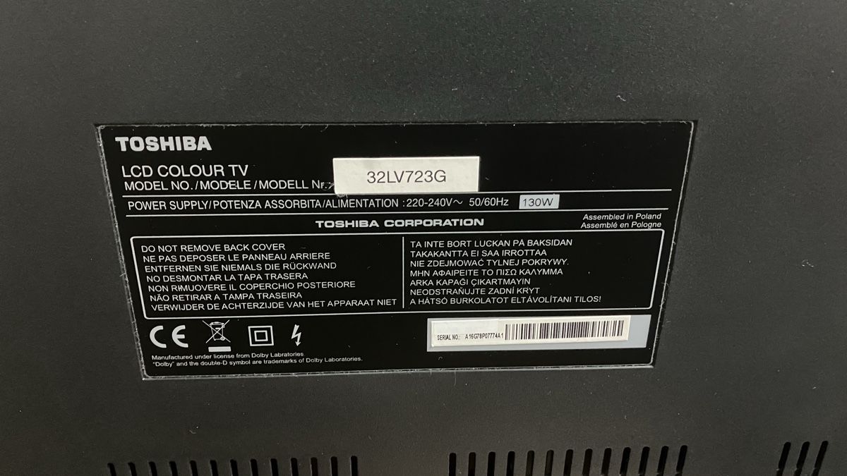 Televisori: TOSHIBA LCD TV – Usato da Schwanden GL venduto da Doctor303 3