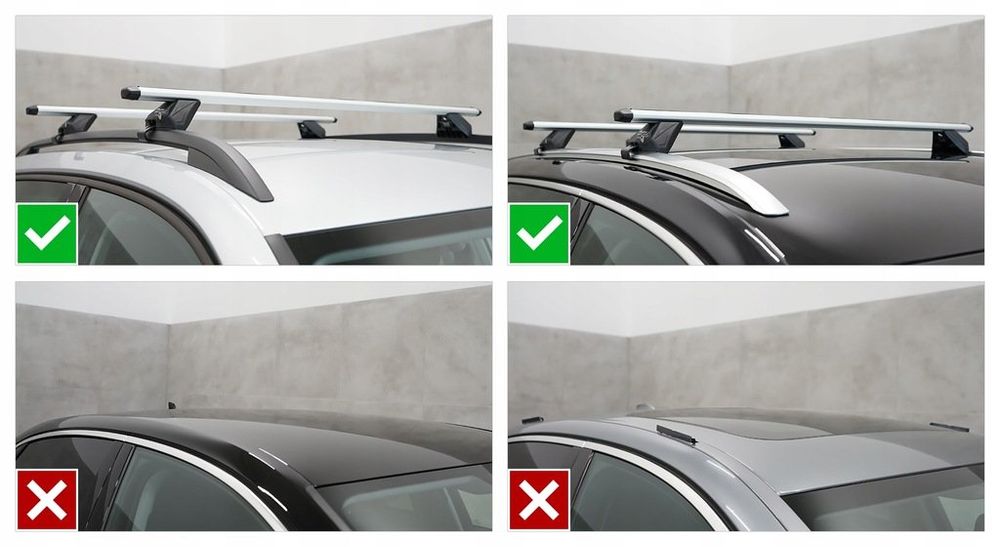 Aluminium Relingträger Menabo Tiger Für Fiat Panda Typ 312 Neu Top