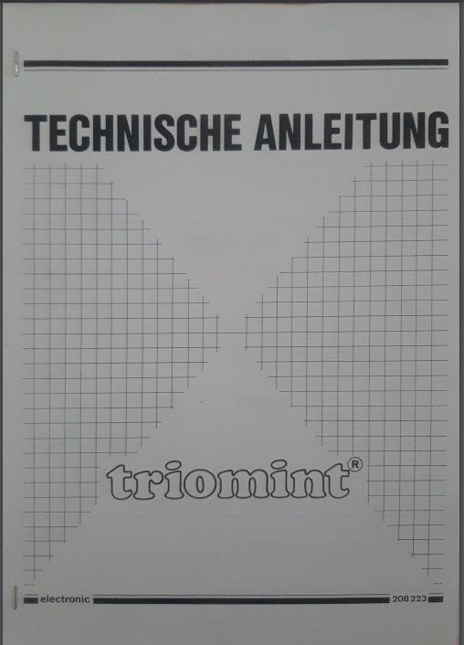 Slot Machine: TRIOMINT - technische Anleitung - Ersatzteil - Liste – Usato da Zürich venduto da Zurich 2