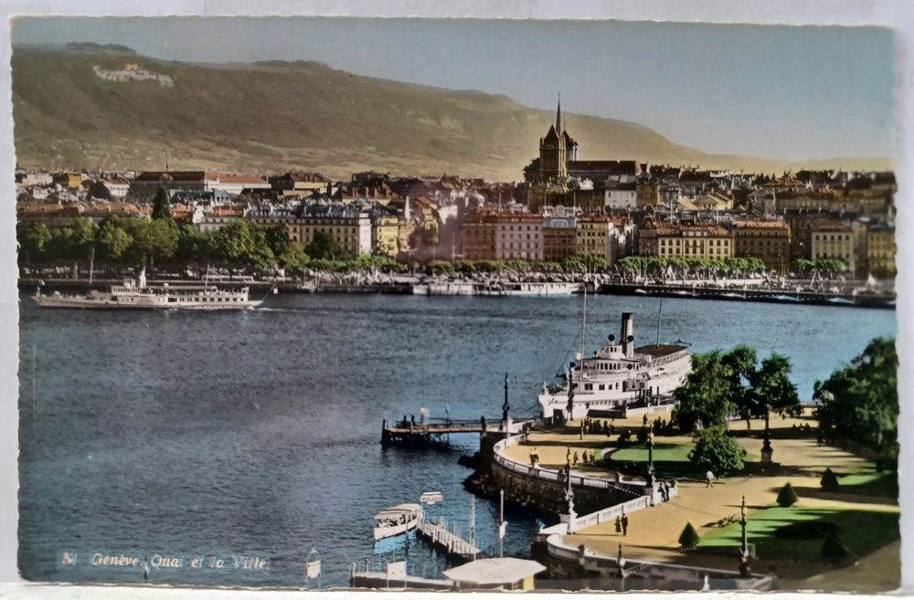 No. 8991, Genève, Quai et la Ville, 1950 | Kaufen auf Ricardo