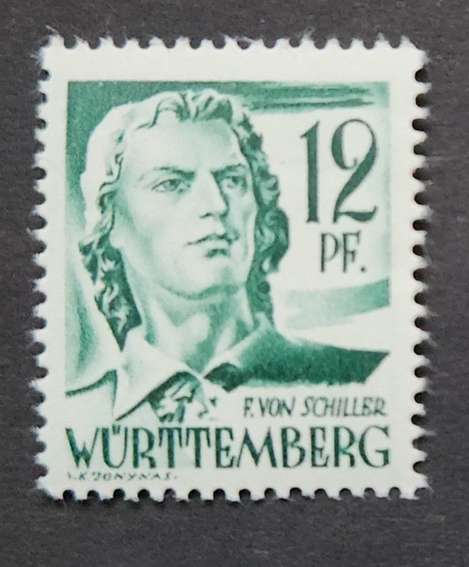 Tutti i francobolli: Französische Zone Württemberg-Mi 4 ** – Nuovo e nell'imballaggio originale da Hittnau venduto da stamps_and_coins