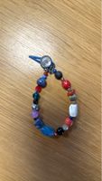 Armband mit bunten Steinen & Perlen🌈