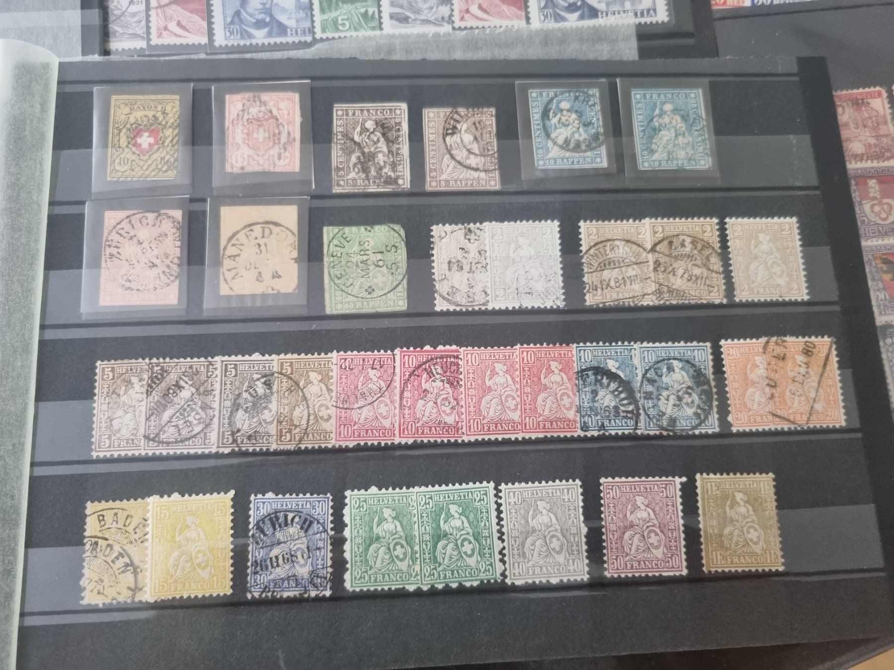 Tous les timbres: Posten nur Schweizer Briefmarken- ab Rayon – D'occasion à Gümligen par Geniusbuy 1