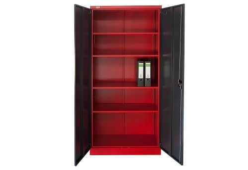 Schränke & Regale: Stahlschrank Moskau anthrazit/rot – Neu und originalverpackt aus Herbertingen von jet-line-e-trade 1