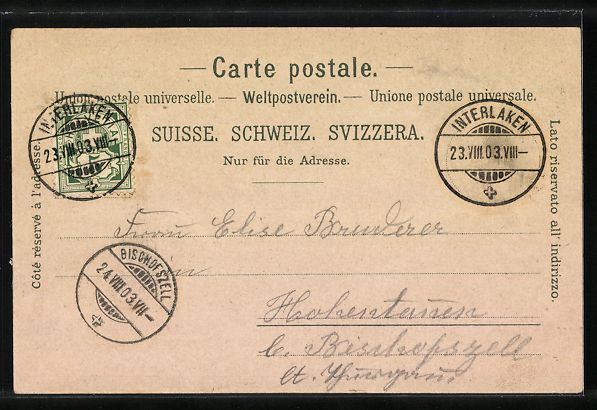 Cartes postales: Litho Heimwehfluh, Restaurant Heimwehflu – D'occasion à Berlin par bartko-reher 1