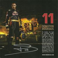 Bourdais Toro Rosso AK 2009 original signiert!