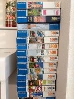 30x Ravensburger Puzzle 500 Teile, diverse Motive