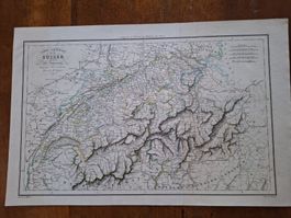 CARTE DE LA SUISSE