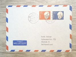 TR69 Enveloppe + Timbre Norvege 1961