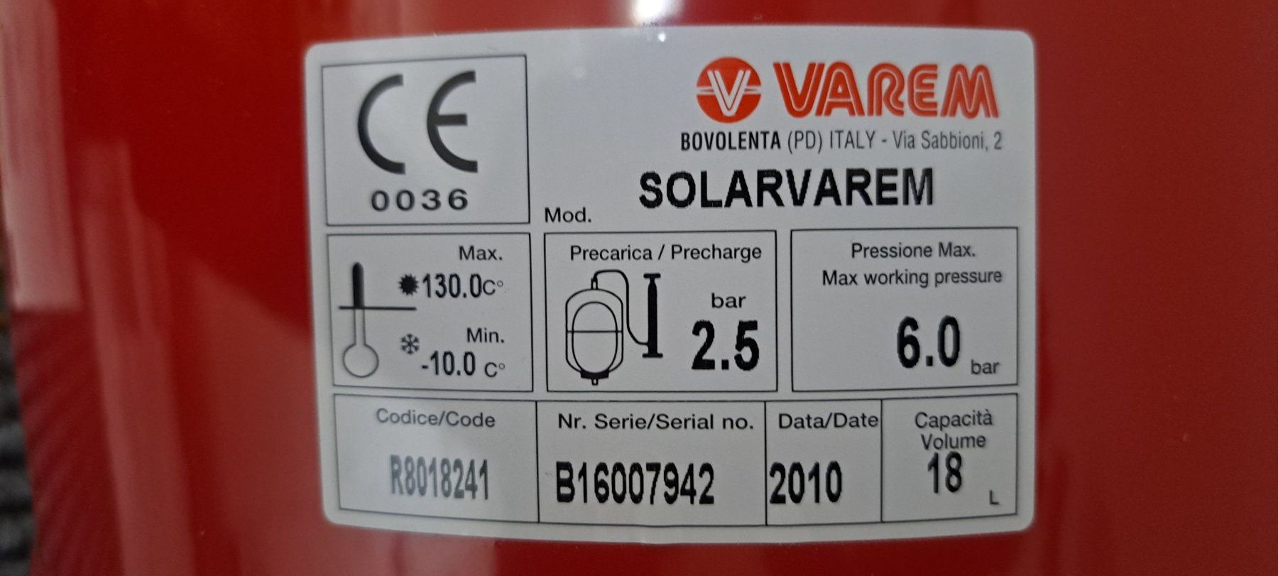 Pneumatex Abbeveratoi e trogoli: Ausdehnungsgefäs  18 L – Nuovo e nell'imballaggio originale da Matzendorf venduto da maxwin 1