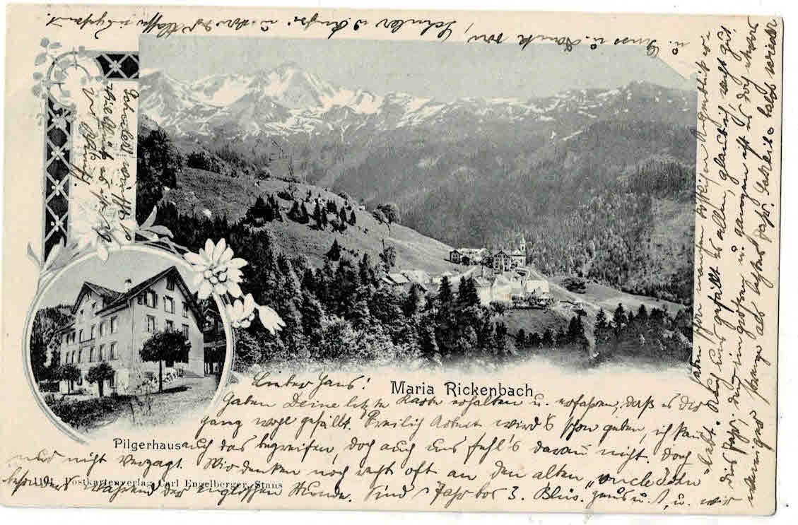 Cartes postales: Maria Rickenbach  1903 – D'occasion à Sulz AG par Oberdanne8