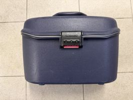 Samsonite Kosmetikkoffer, dunkelblau, Vintage-Look!