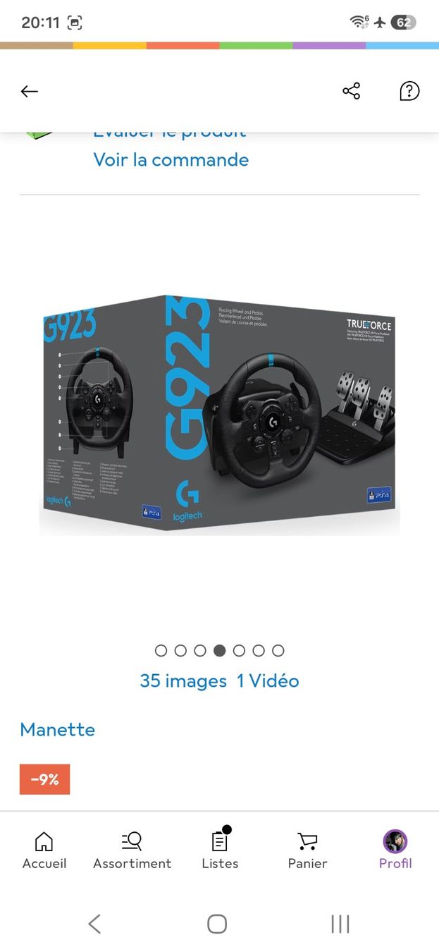 Logitech Controller: Playseat Challenge + Lenkrad und Pedal Logitech G923 – Nuovo (secondo la descrizione) da Dübendorf venduto da daton93 4