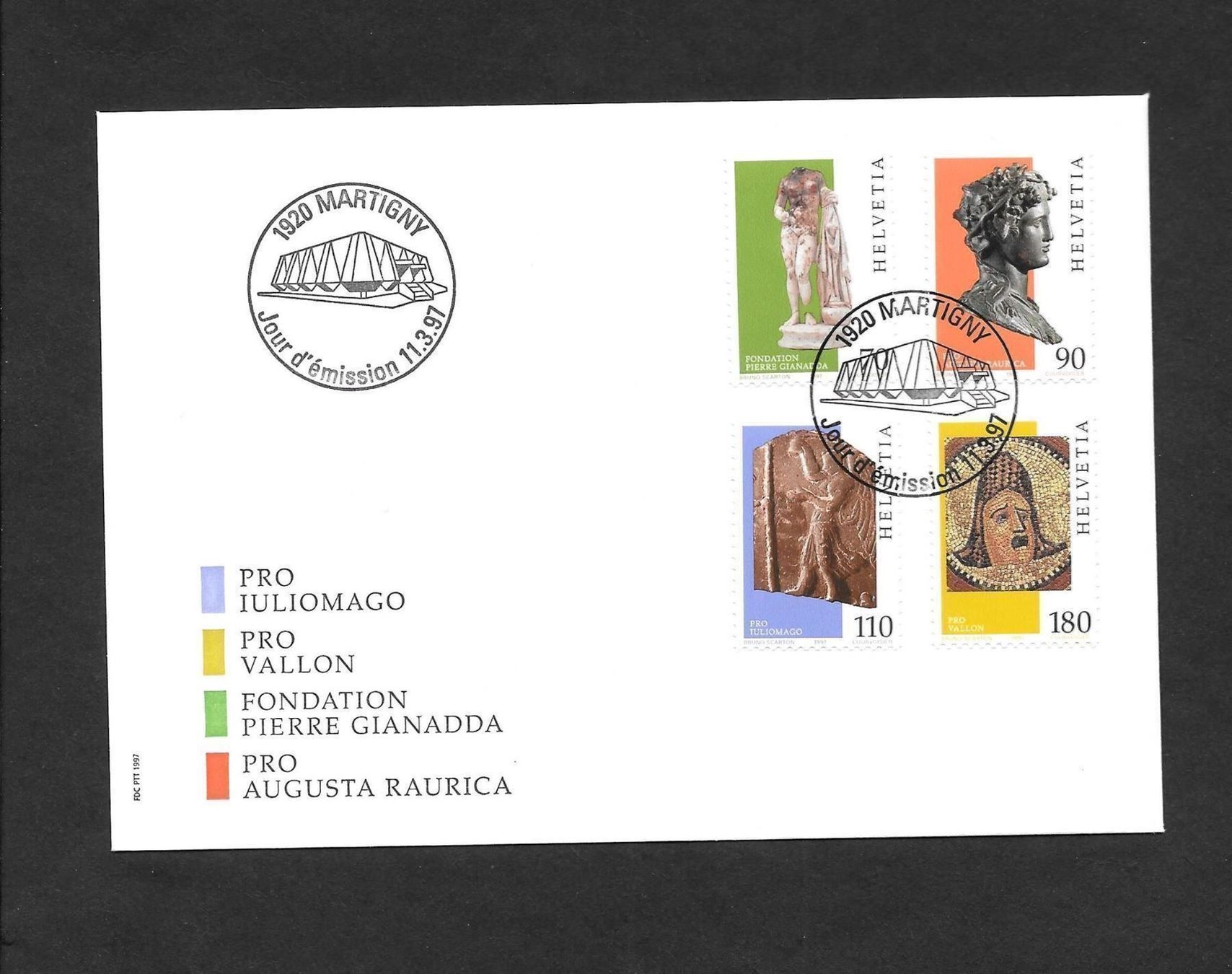 Tutti i francobolli: FDC Serie 914-917 Sondermarken 11.3.1997 – Nuovo (secondo la descrizione) da Olten venduto da clotaldi