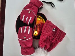 Rossignol Ski Set, Handschuhe, Mütze, Brille - Neuwertig!