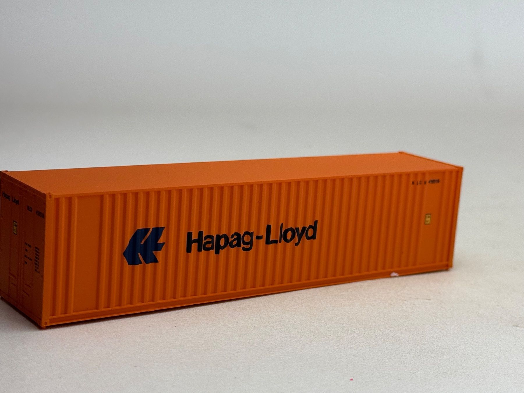 Modellini di ferrovie: EB- 40 Ft. Container Hapag Lloyd orange – Usato da Elm venduto da Wikmtz 1