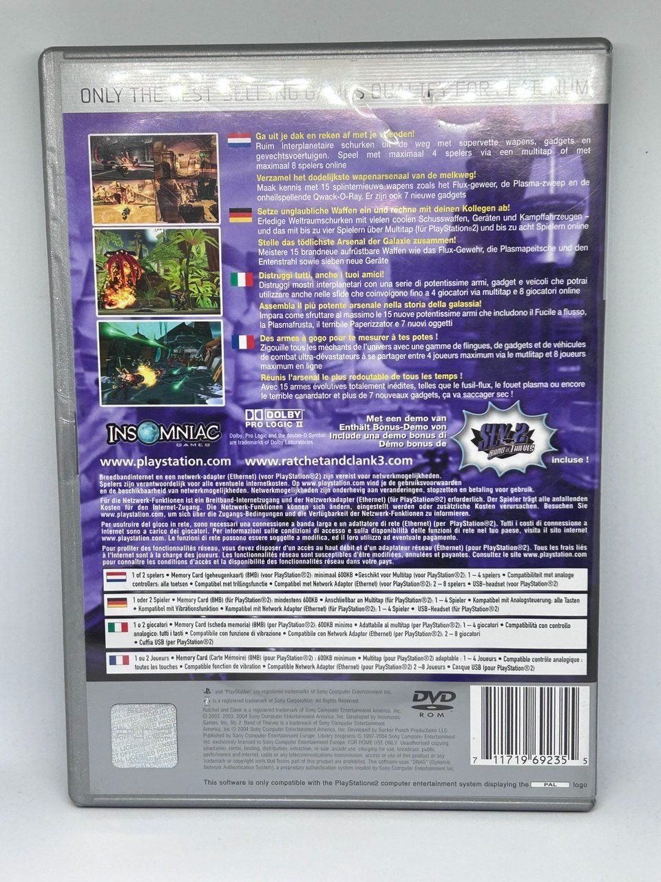 Sony Giochi: Ratchet & Clank 3 per PlayStation 2 – Usato da Giubiasco venduto da LorisVale 1