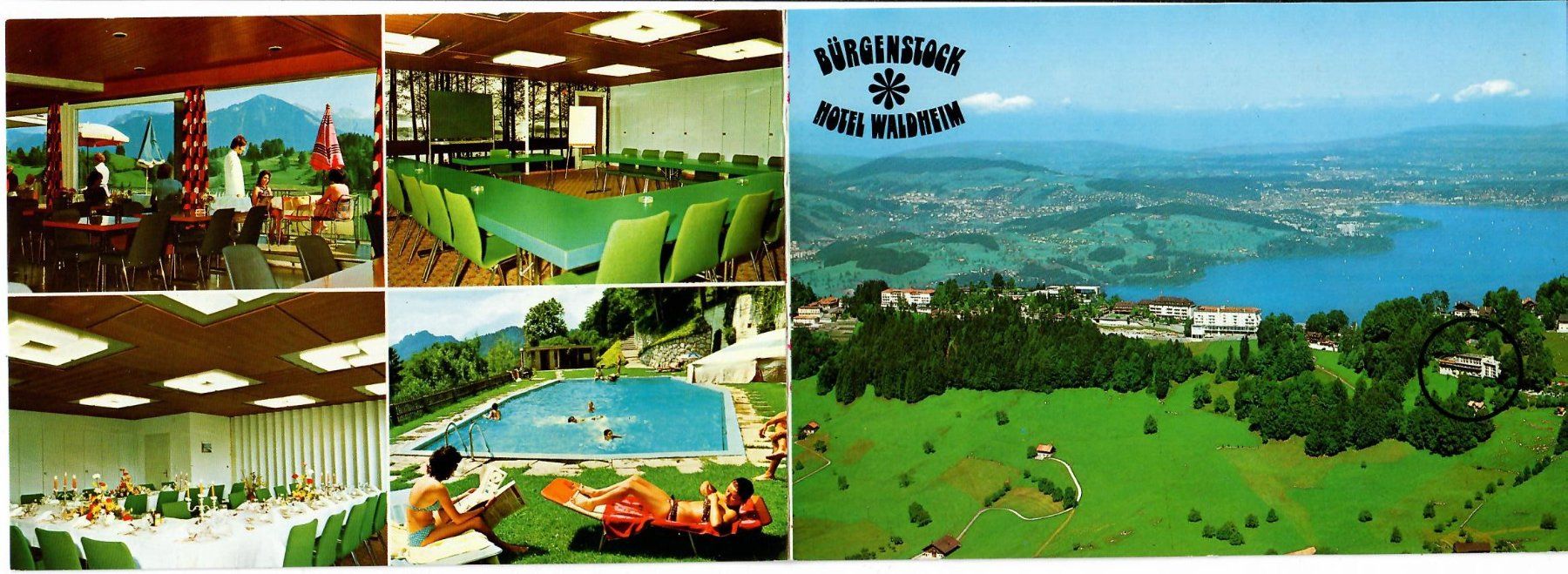 Cartoline postali: Bürgenstock Hotel Waldheim – Usato da Hochdorf venduto da Ziegel-16
