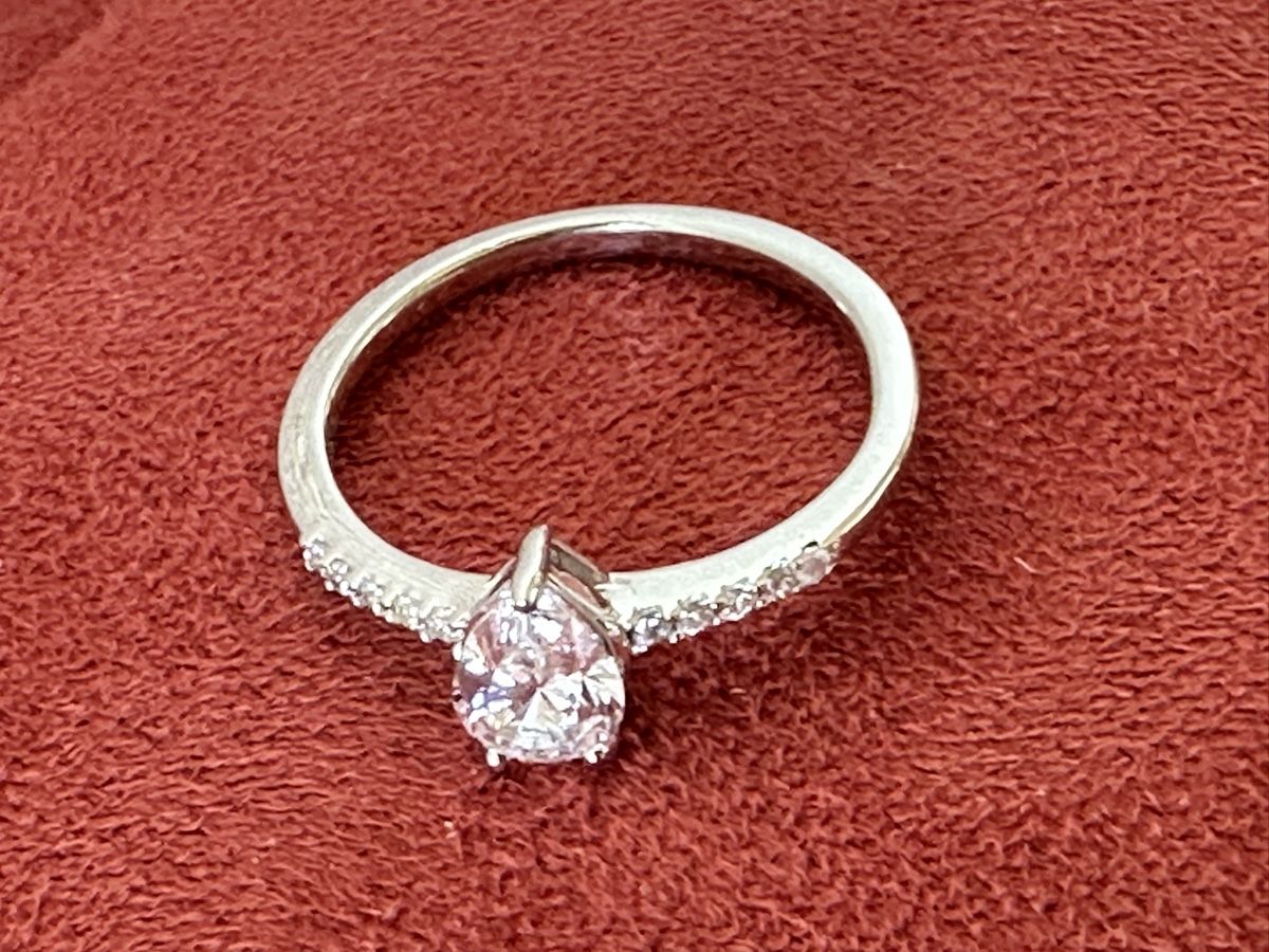 Anelli: 925 Silberring mit Strass – Usato da Herbriggen venduto da Sehrazade 1
