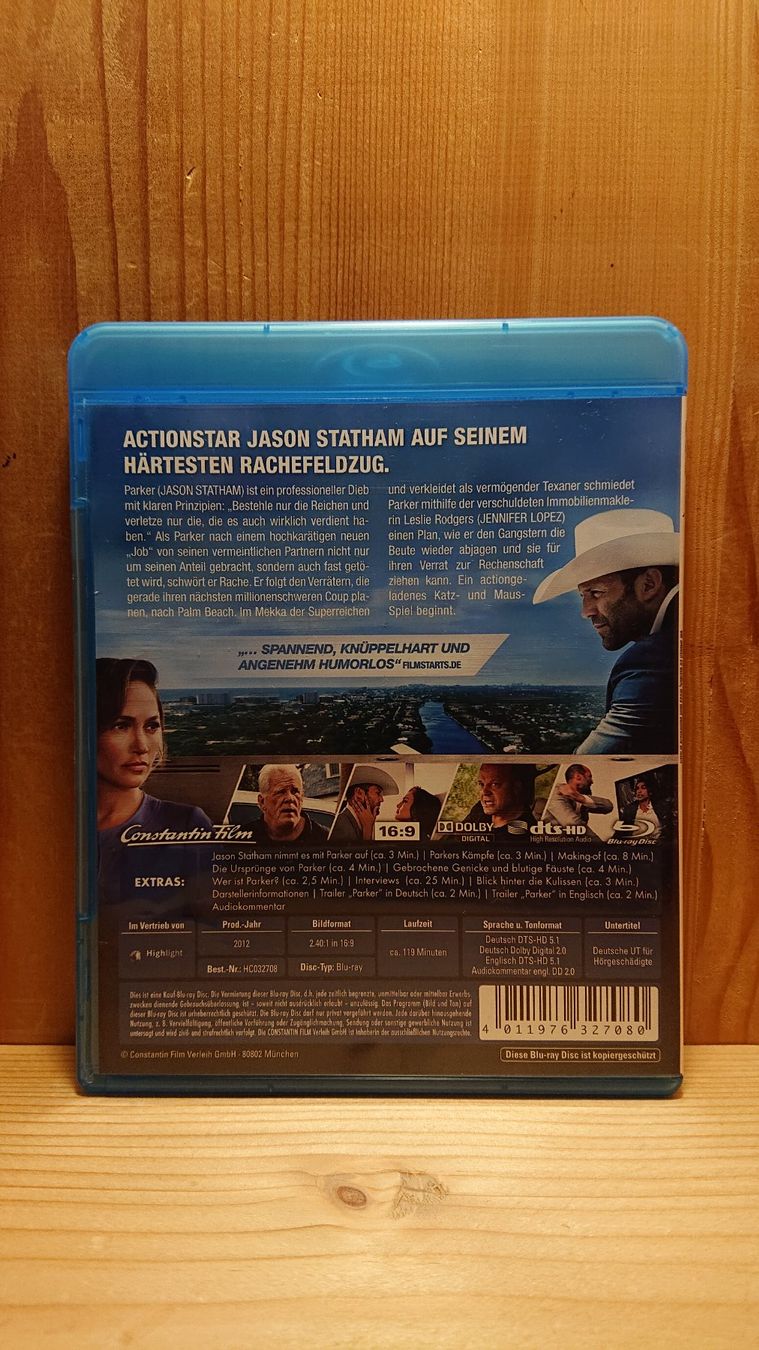 Tous les DVDs: PARKER Blu-Ray mit Jason Statham – D'occasion à Wilderswil par Exebub 1