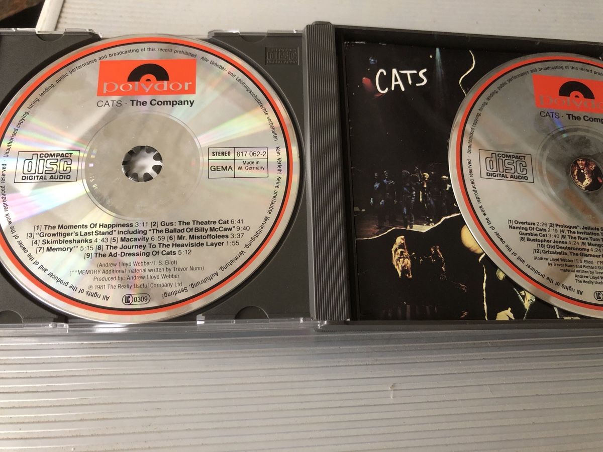 CD: CATS - Original London Cast Recording 2 CD Set Polydor – Usato da Flaach venduto da rubo7 1