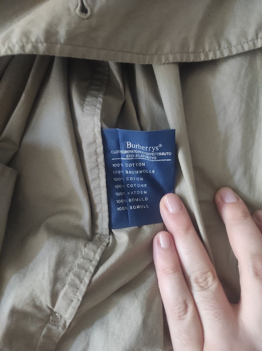 Burberry Mäntel: Burberrys Vintage Trenchcoat, Baumwolle – Gebraucht aus Basel von gnt_zv2n 5