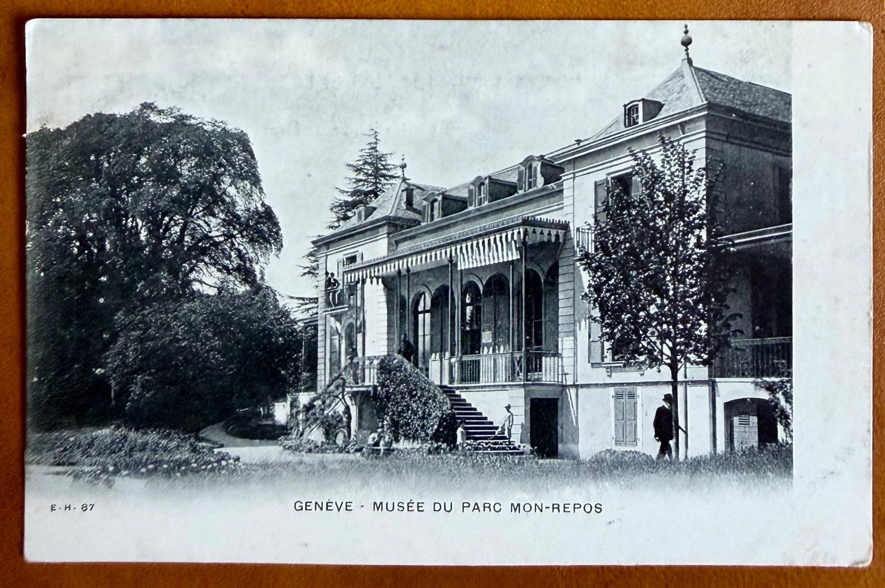 Cartoline postali: Genève - Musée du Parc Mon-Repos – Usato da Lutry venduto da Ediego